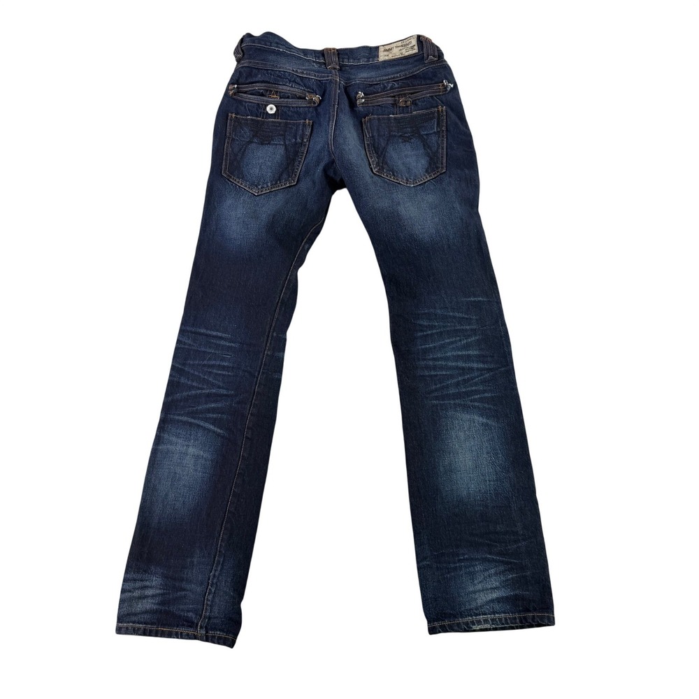 Jimmy Taverniti Red Line Selvedge Jeans Men 31x34 Indigo CWU-33/P Military Denim